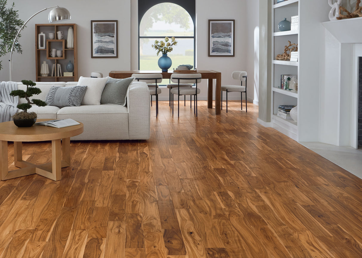 1/2 in. Tobacco Road Acacia Distressed Engineered Hardwood Flooring - Sample