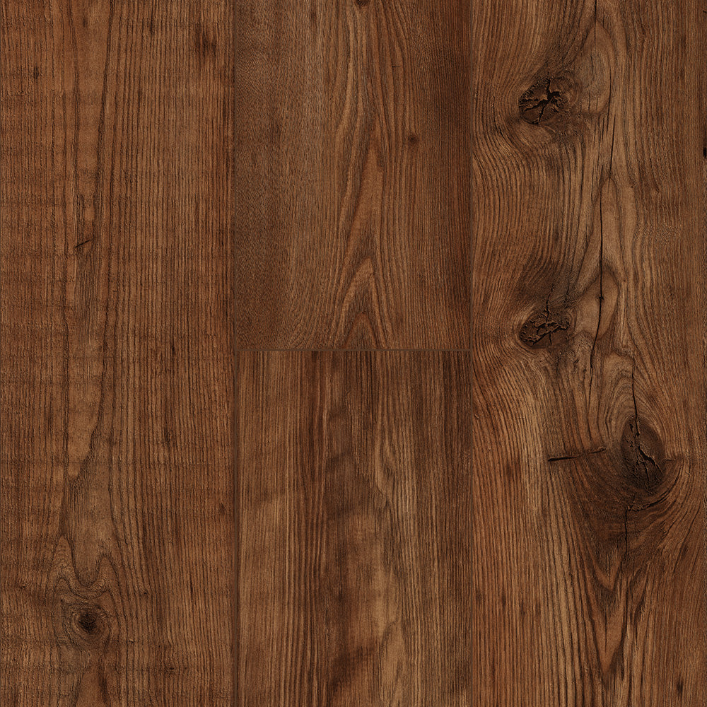 10mm Whiskey Barrel Oak w/ pad Water-Resistant Laminate Flooring 8.03 in. Wide x 48 in. Long