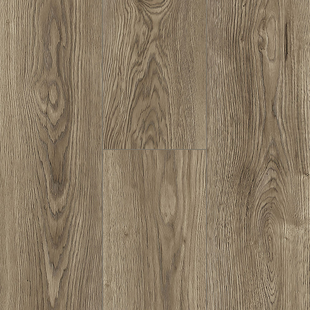 8mm Mountain Trail Oak w/ pad Water-Resistant Laminate Flooring 8.03 in. Wide x 48 in. Long