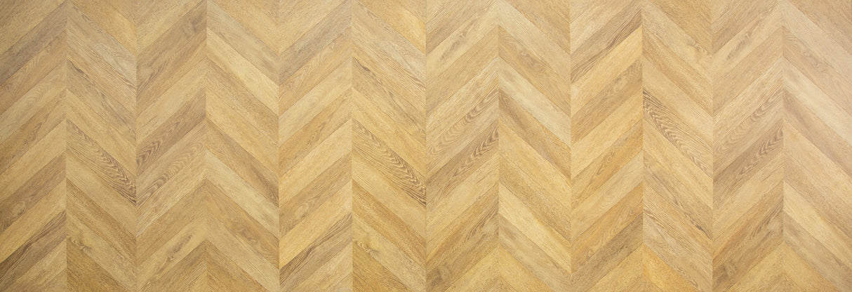8mm Prospect Park Chevron Water-Resistant Laminate Flooring - Sample