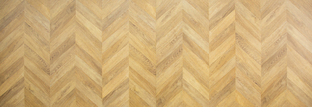 8mm Prospect Park Chevron Water-Resistant Laminate Flooring - Sample