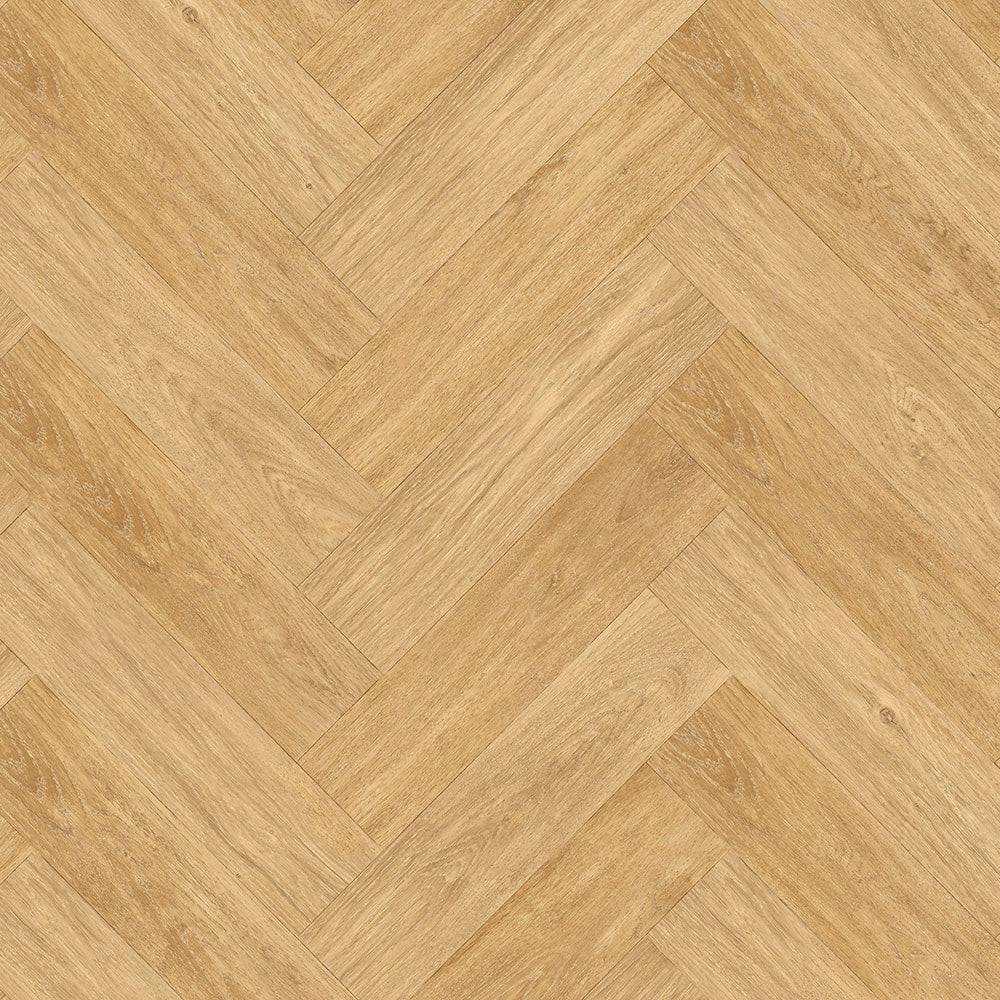 12mm Malibu Herringbone w/ pad Water-Resistant Laminate Flooring - Sample