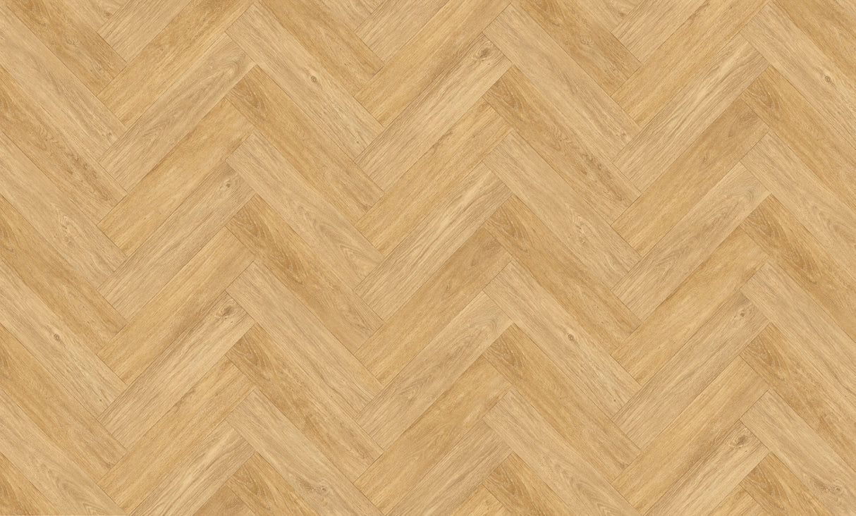 14mm w/ 2mm pad Malibu Herringbone Water-Resistant Laminate Flooring 11.56 in. Wide x 46 in. Long