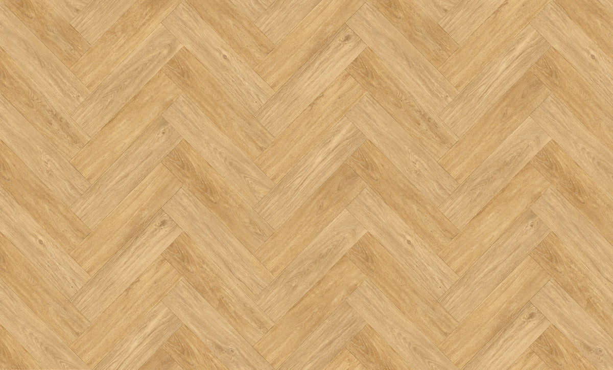 14mm w/ 2mm pad Malibu Herringbone Water-Resistant Laminate Flooring 11.56 in. Wide x 46 in. Long