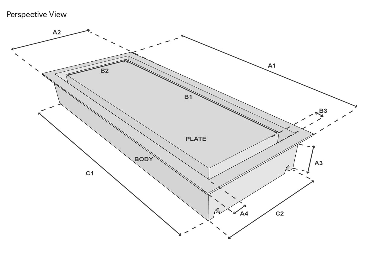 4"x10" Framed ABS Resin White Wall/Ceiling Register