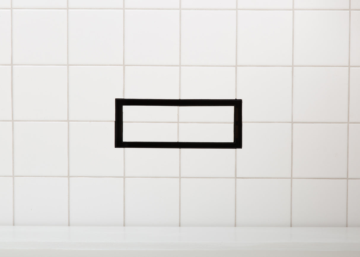 Flushmount Lite Matte Black 4"x12" - PRO