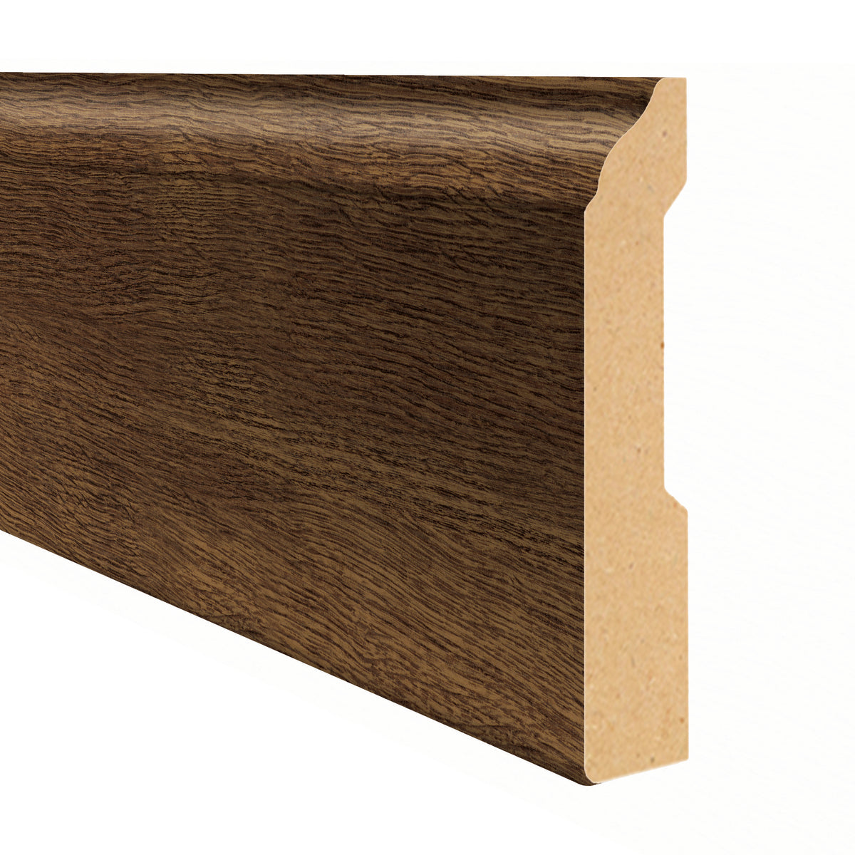 Barnwood Oak Laminate 3-1/4 in. Tall x 0.63 in. Thick x 7.5 ft. Length Baseboard