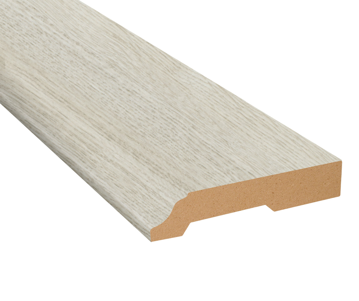 Country Mist Oak Laminate 3-1/4 in. Tall x 0.63 in. Thick x 7.5 ft. Length Baseboard