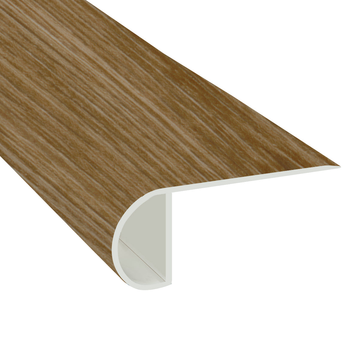 Westhaven Oak Waterproof Vinyl 1 in. Thick x 2.23 in. Wide x 7.5 ft. Length Low Profile Stair Nose