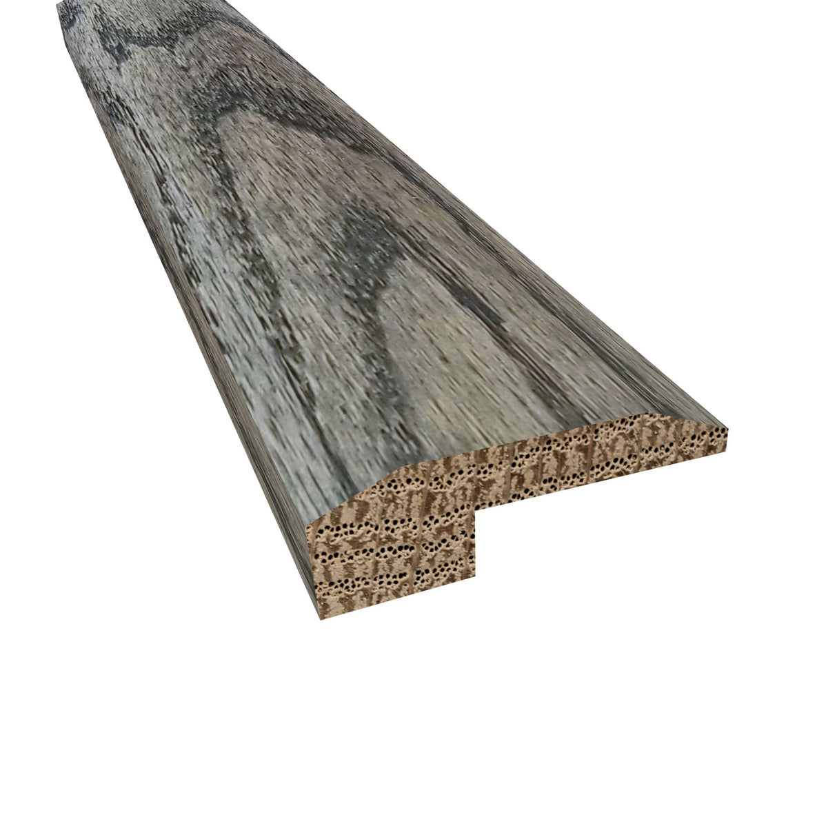 Prefinished Red Oak Gray 2 in. Wide x 8 ft. Length Threshold