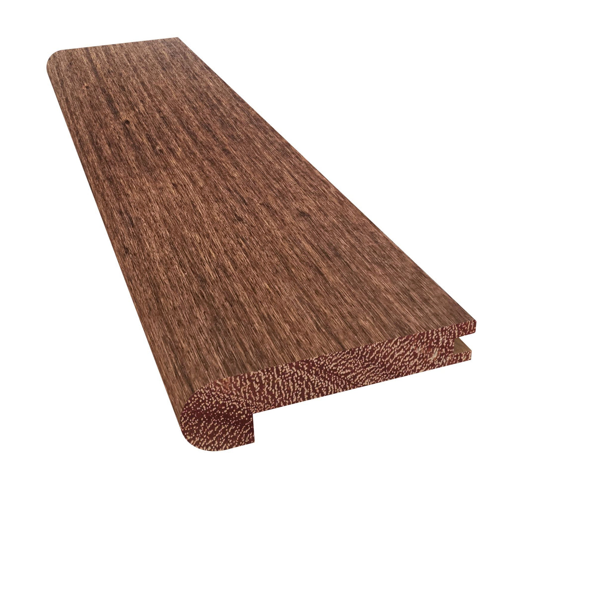 Prefinished Zanzibar Distressed 7/16 in. Thick x 2.75 in. Wide x 6.5 ft. Length Stair Nose