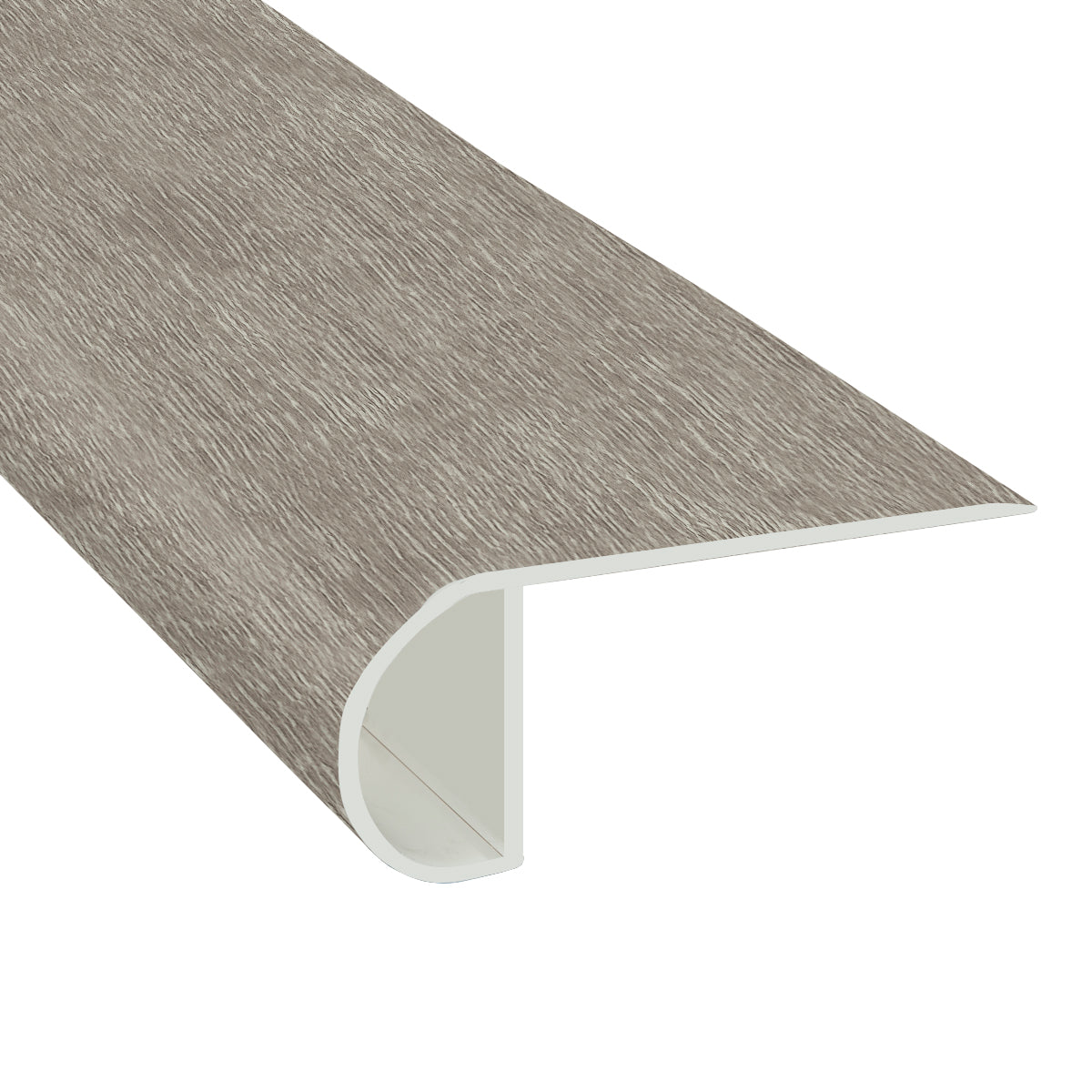 Sheffield Oak Rigid Waterproof Vinyl 1in. Thick x 2.23in. Wide x 7.5ft Length Low Profile Stair Nose
