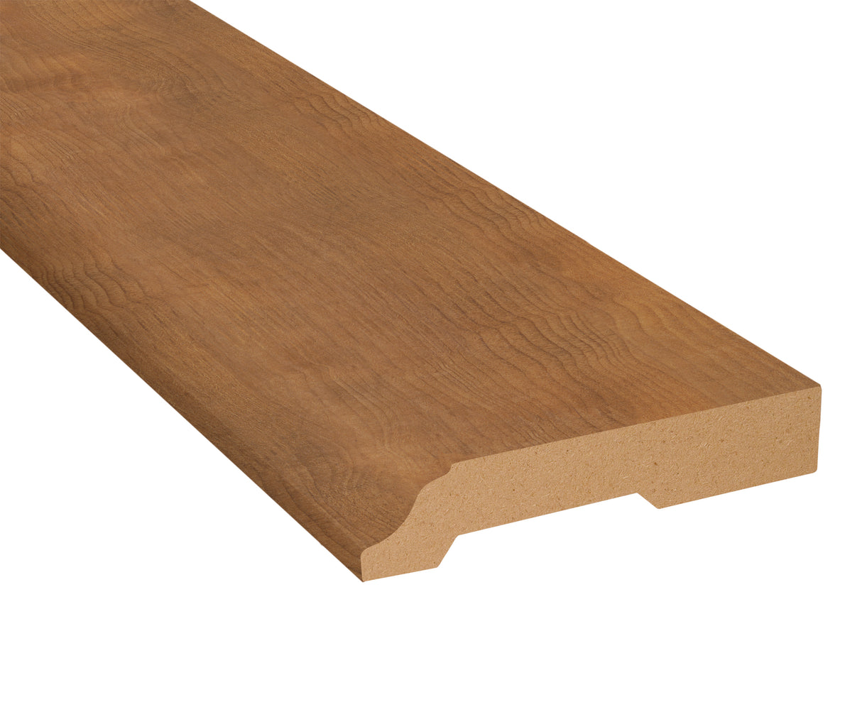 Amber Crest Oak Laminate 3-1/4 in. Tall x 0.63 in. Thick x 7.5 ft. Length Baseboard