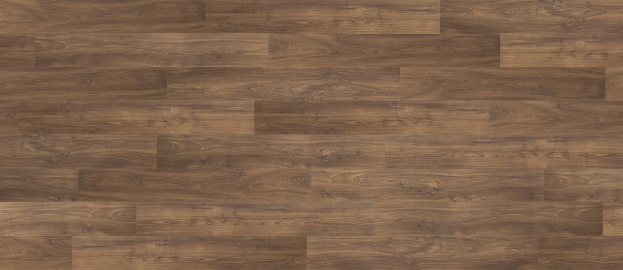 12mm Bronzed Oak Waterproof Laminate Flooring 7.36 in. Width x 52.75 in. Length