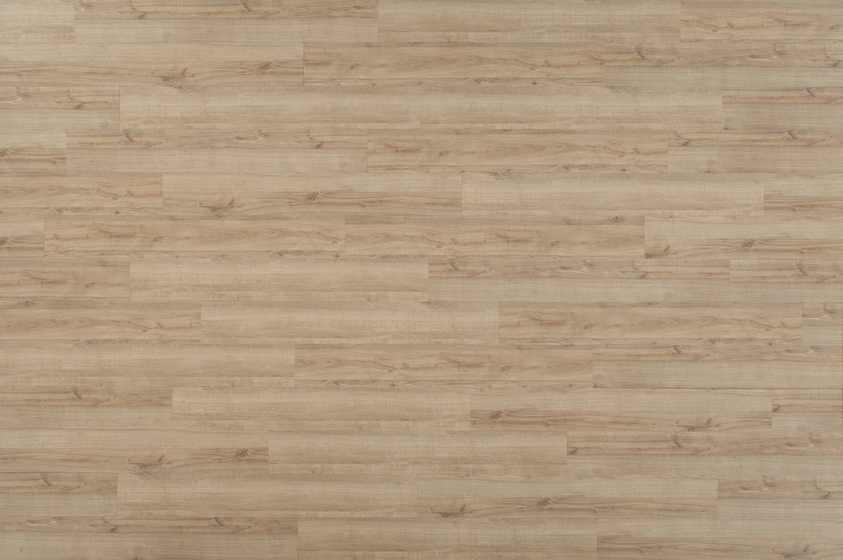 12mm Coastal Oak Water-Resistant Laminate Flooring 7.36 in. Width x 52.75 in. Length