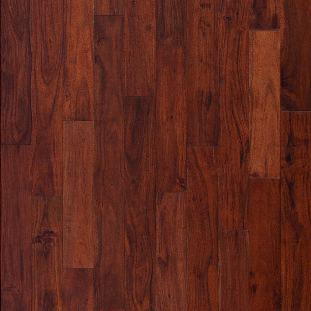 7/16 in. Ruby Acacia Distressed Engineered Hardwood Flooring - Sample