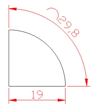 WM105 3/4 in. Thick x 3/4 in. Tall x 12 ft. Length Waterproof White Paintable Quarter Round