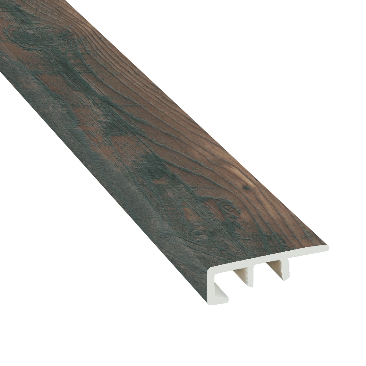 Antique Acres Oak Waterproof Laminate 1.5 in. Wide x 7.5 ft. Length End Cap