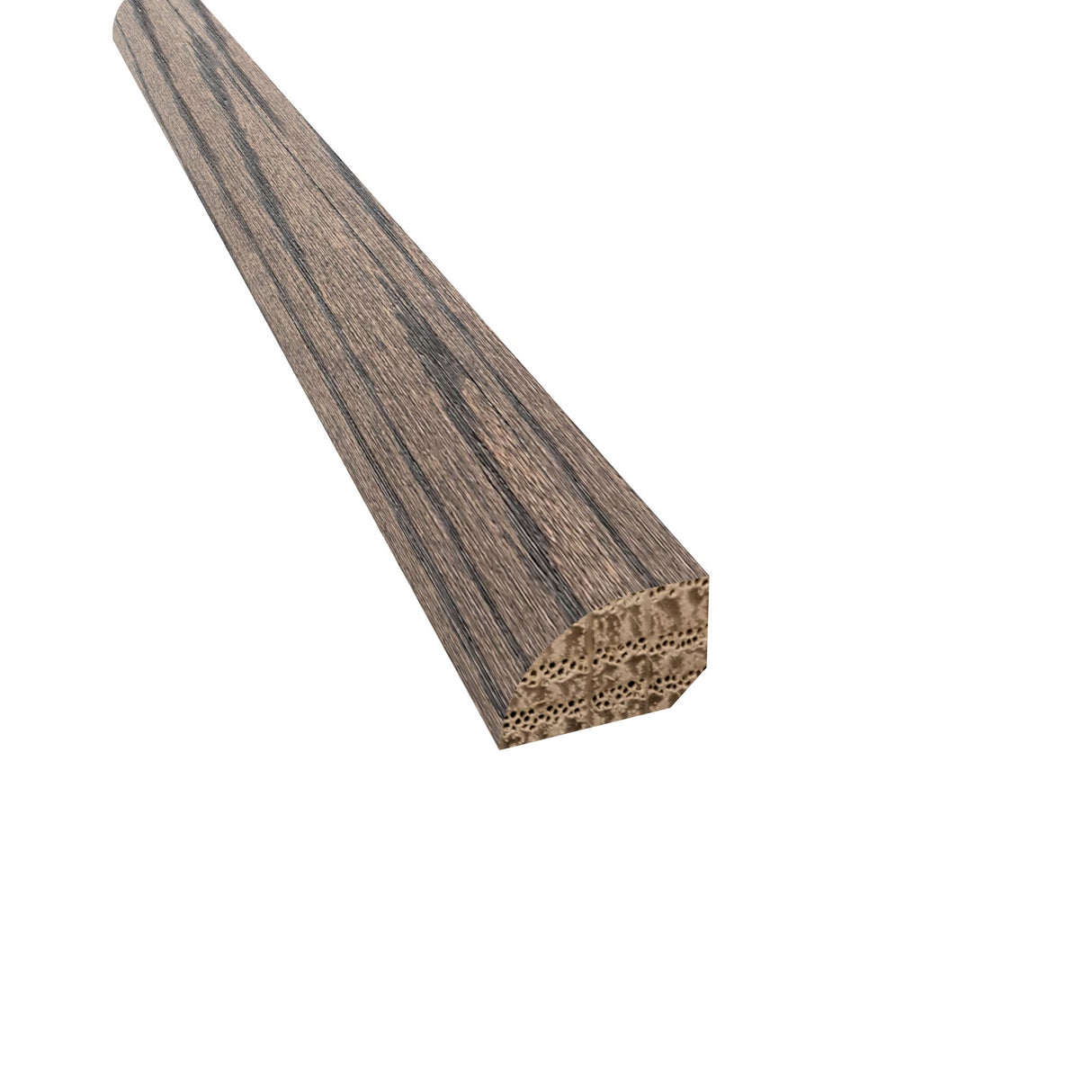 Prefinished West Hampton Oak 3/4 in. Tall x 0.5 in. Wide x 6.5 ft. Length Shoe Molding
