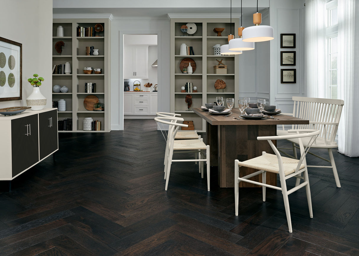 Prefinished Engineered Hardwood Distressed Capitol Peak 9/16 x 4.92 - Stack Out - 315.2 Sq. Ft.