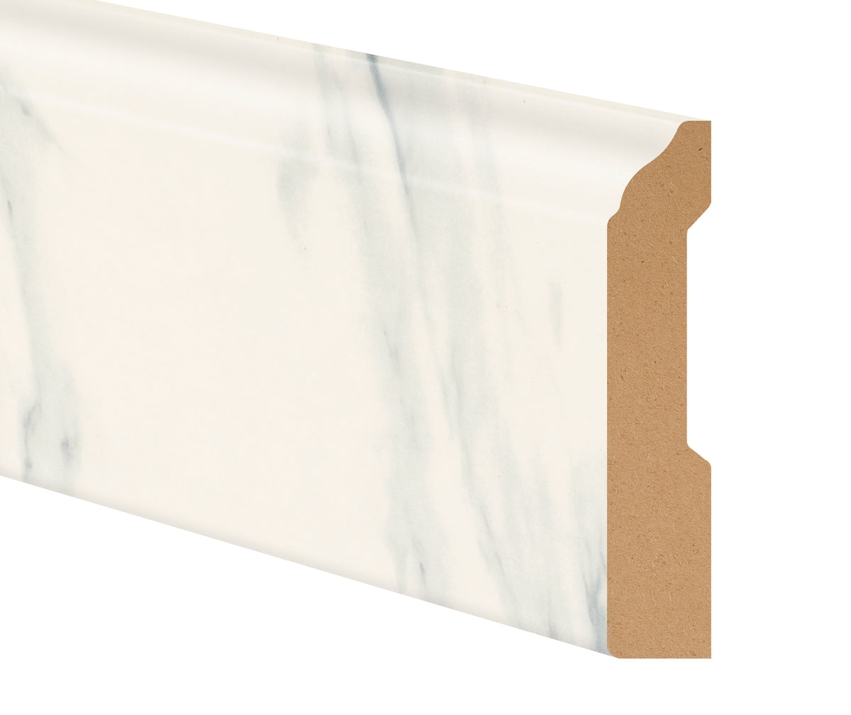 Monument Marble Laminate 3-1/4 in. Tall x 0.63 in. Thick x 7.5 ft. Length Baseboard