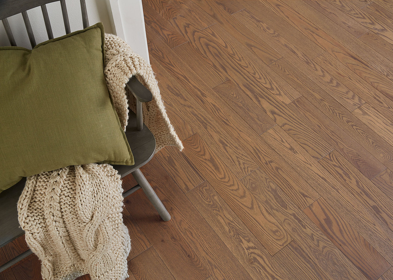 3/4 in. Lexington Oak Prefinished Solid Hardwood Flooring 5 in. Wide