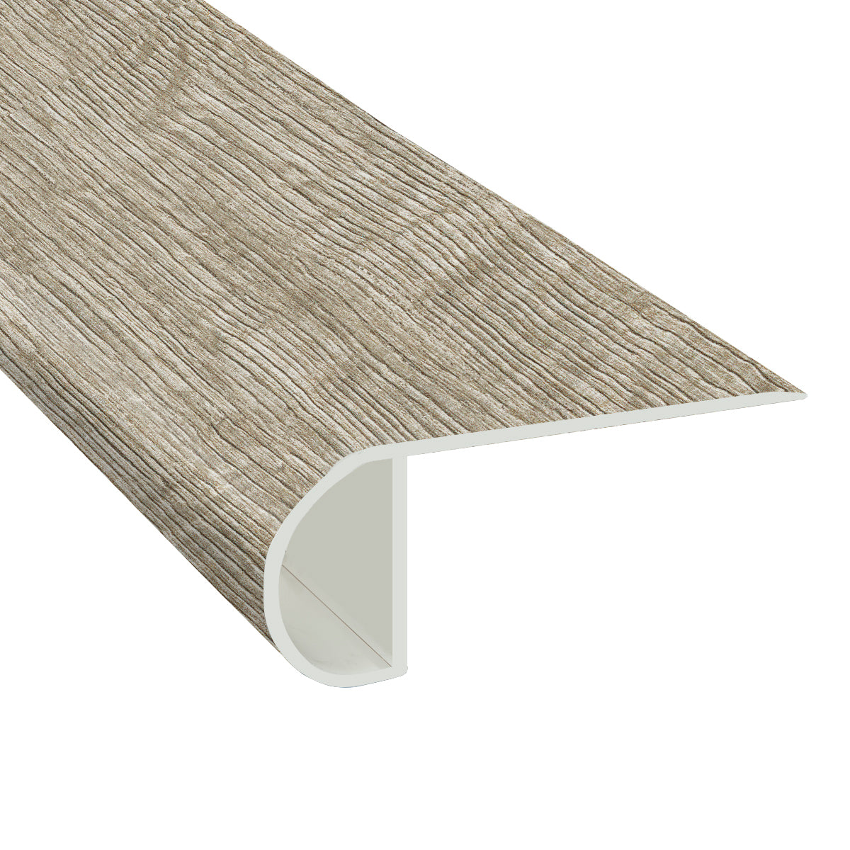 Lake Worth Oak Waterproof Hybrid Resilient 1 in. T x 2.25 in. W x 7.5 ft. L Low Profile Stair Nose