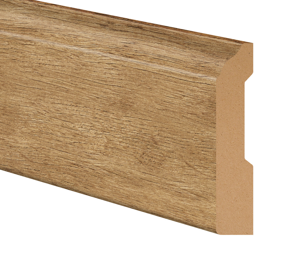 Lake Worth Oak Hybrid Resilient 3-1/4 in. Tall x 0.63 in. Thick x 7.5 ft. Length Baseboard