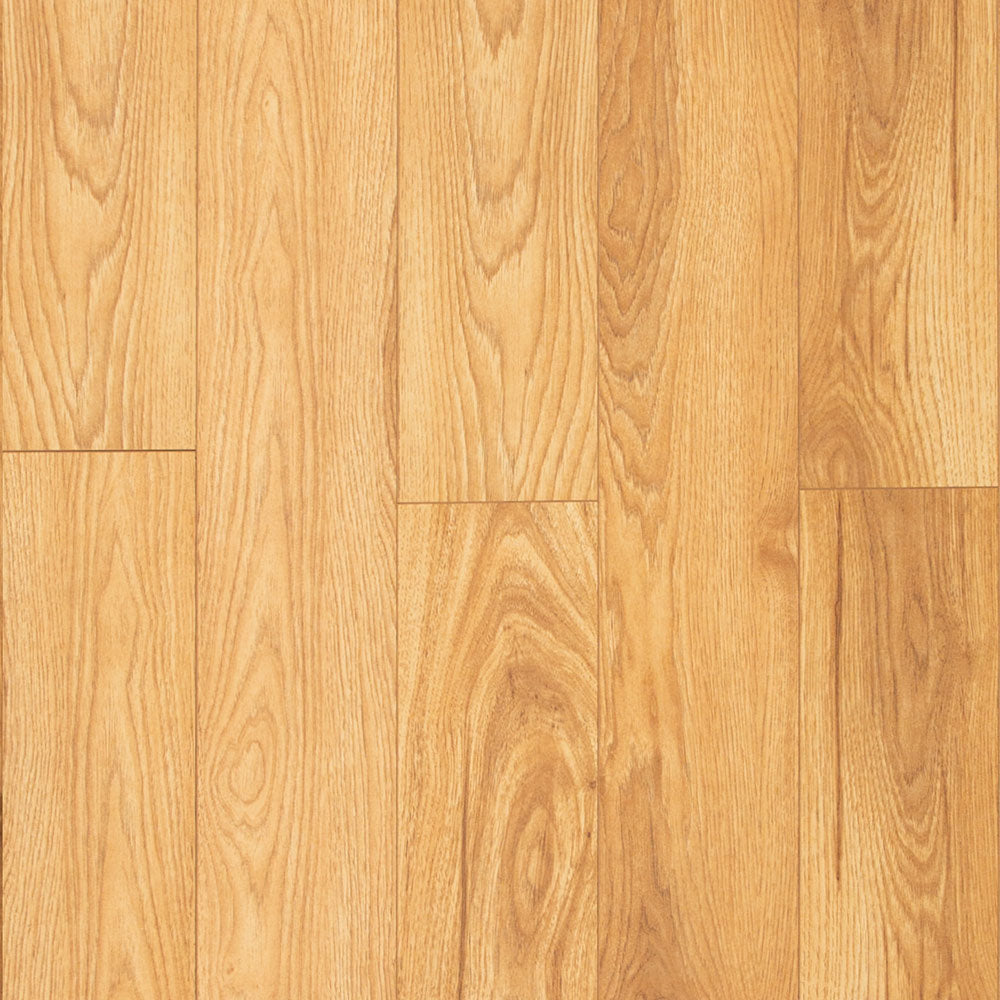 9mm w/pad Red Oak Water-Resistant Hybrid Resilient Flooring 7.56 in. Wide x 50.63 in. Long