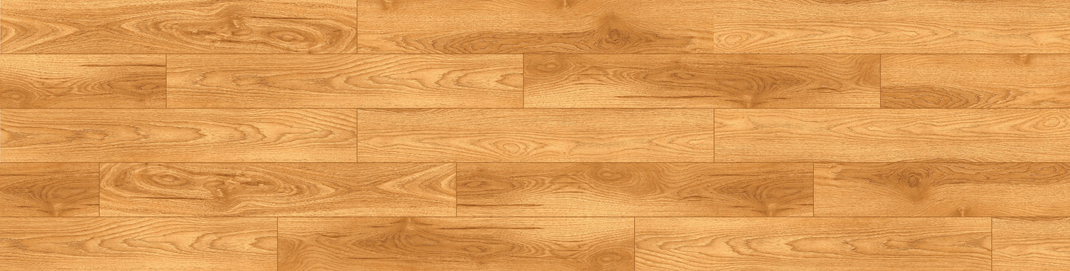 9mm w/pad Red Oak Water-Resistant Hybrid Resilient Flooring 7.56 in. Wide x 50.63 in. Long