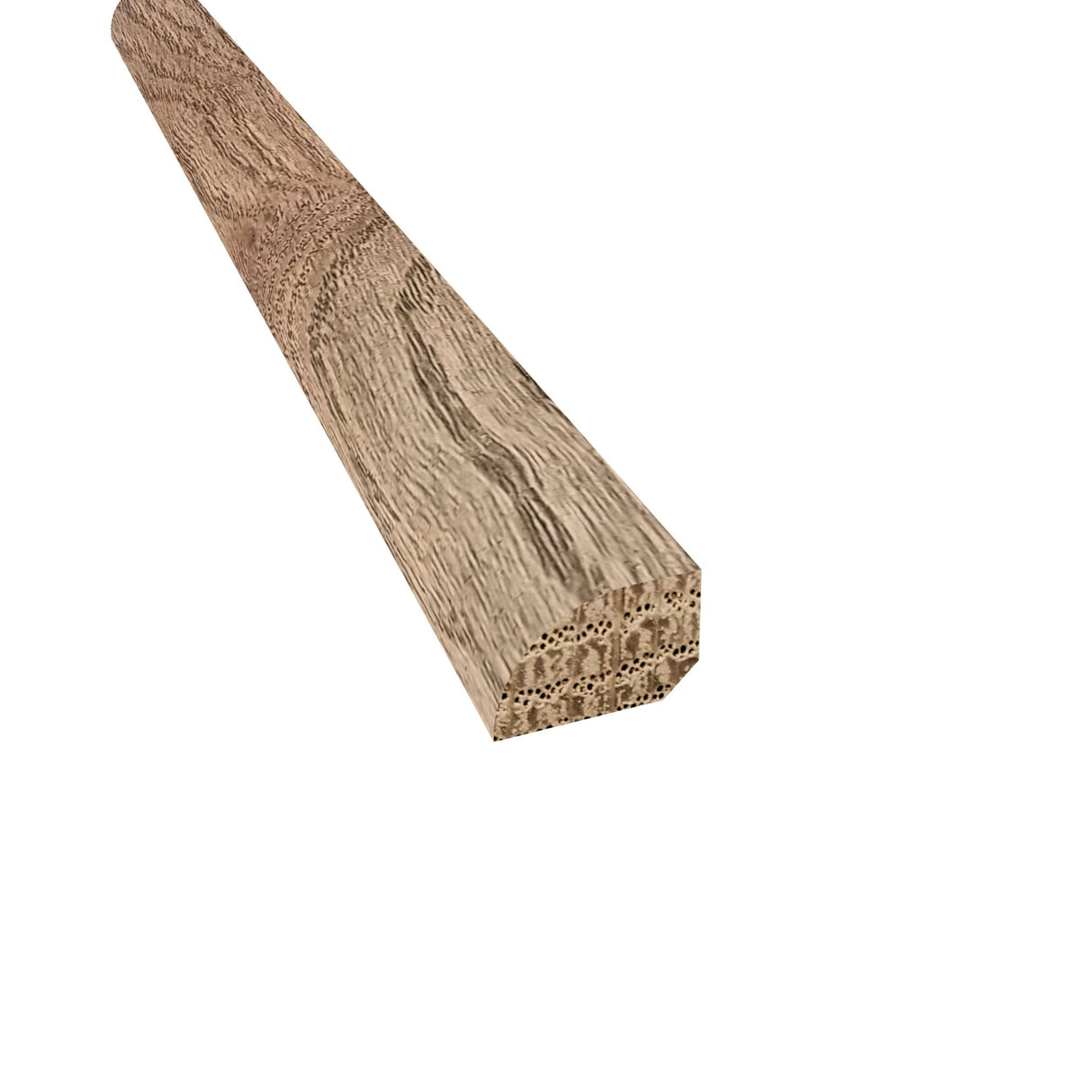 Prefinished Acadia Oak 3/4 in. Tall x 0.5 in. Wide x 6.5 ft. Length Shoe Molding