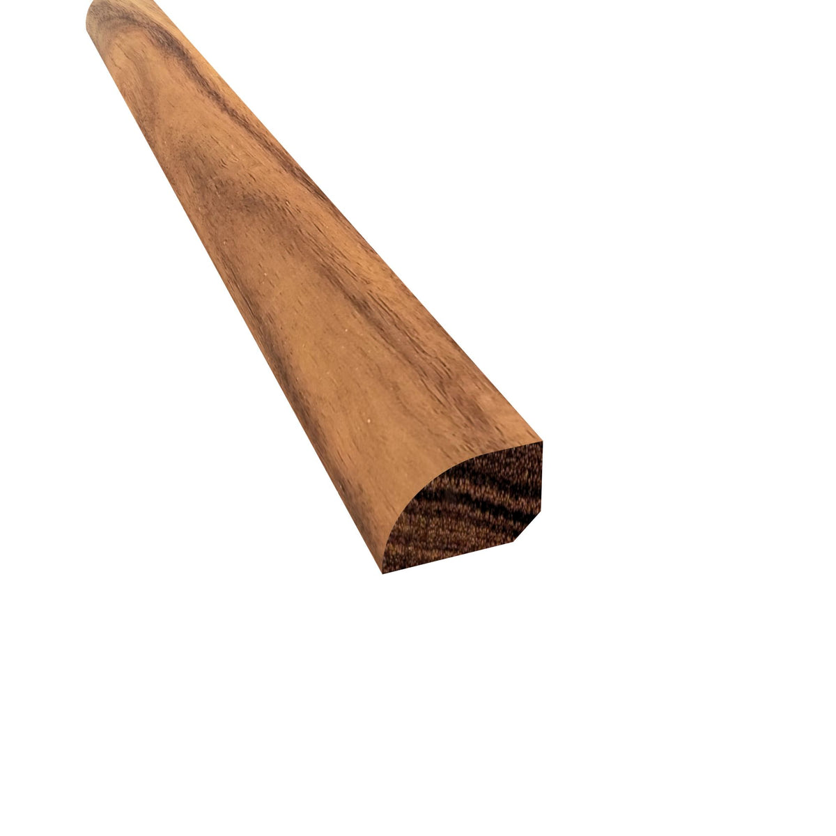 Prefinished Herringbone Acacia 3/4 in. Tall x 0.5 in. Wide x 6.5 ft. Length Shoe Molding