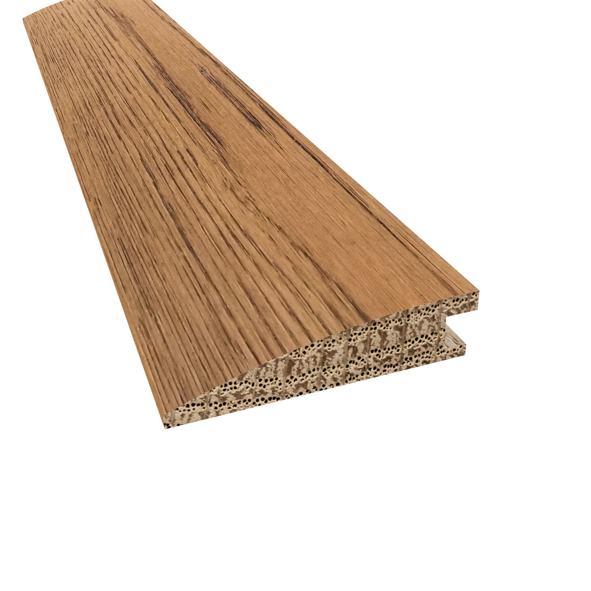 Prefinished Tullamore Oak 2 in. Wide x 6.5 ft. Length Reducer