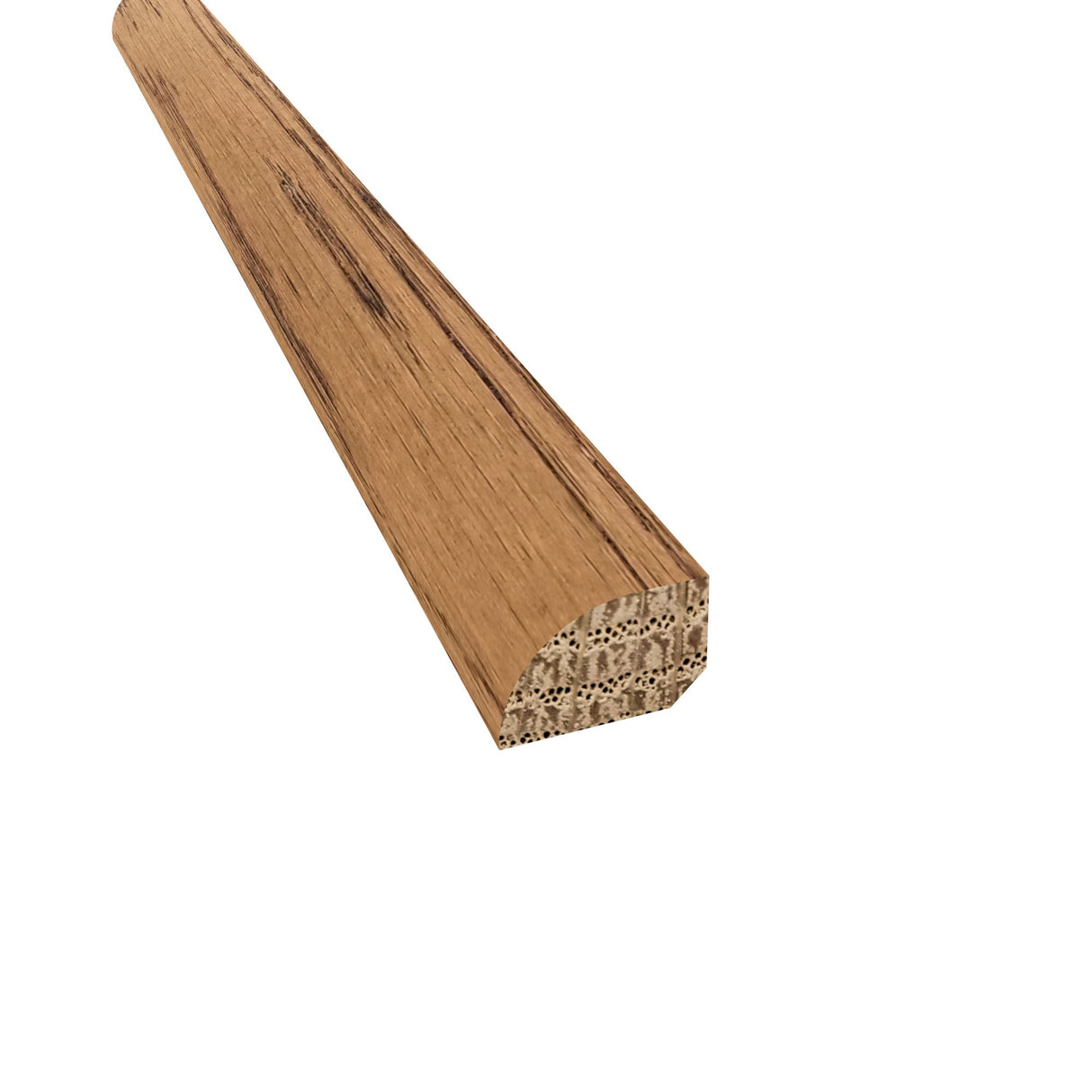 Prefinished Tullamore White Oak Distressed 3/4 in. Tall x 0.5 in. Wide x 6.5 ft. Length Shoe Molding