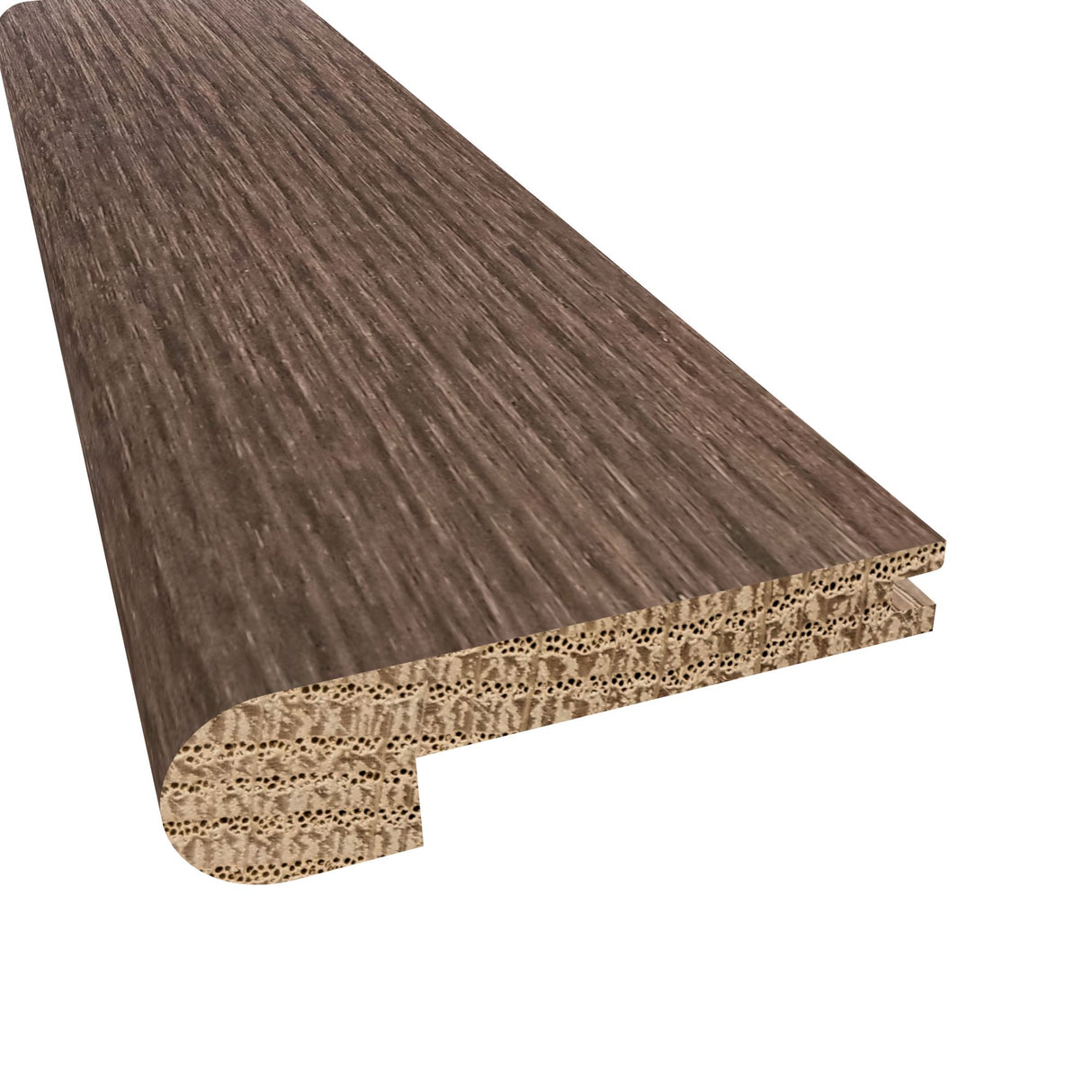 Prefinished Russett 3/8 in. Thick x 2.75 in. Wide x 6.5 ft. Length Stair Nose