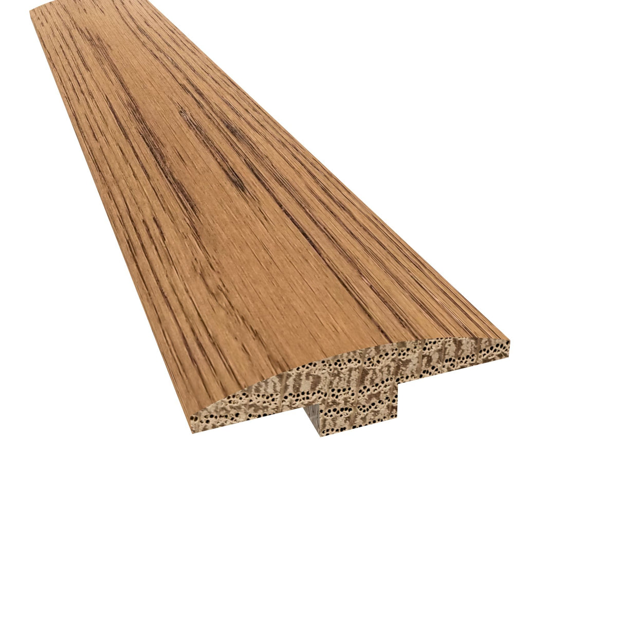 Prefinished Tullamore Oak 2 in. Wide x 6.5 ft. Length T-Molding