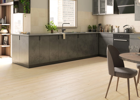 9mm w/pad Voyager Pine Water-Resistant Hybrid Resilient Flooring 7.56 in. Wide x 50.63 in. Long