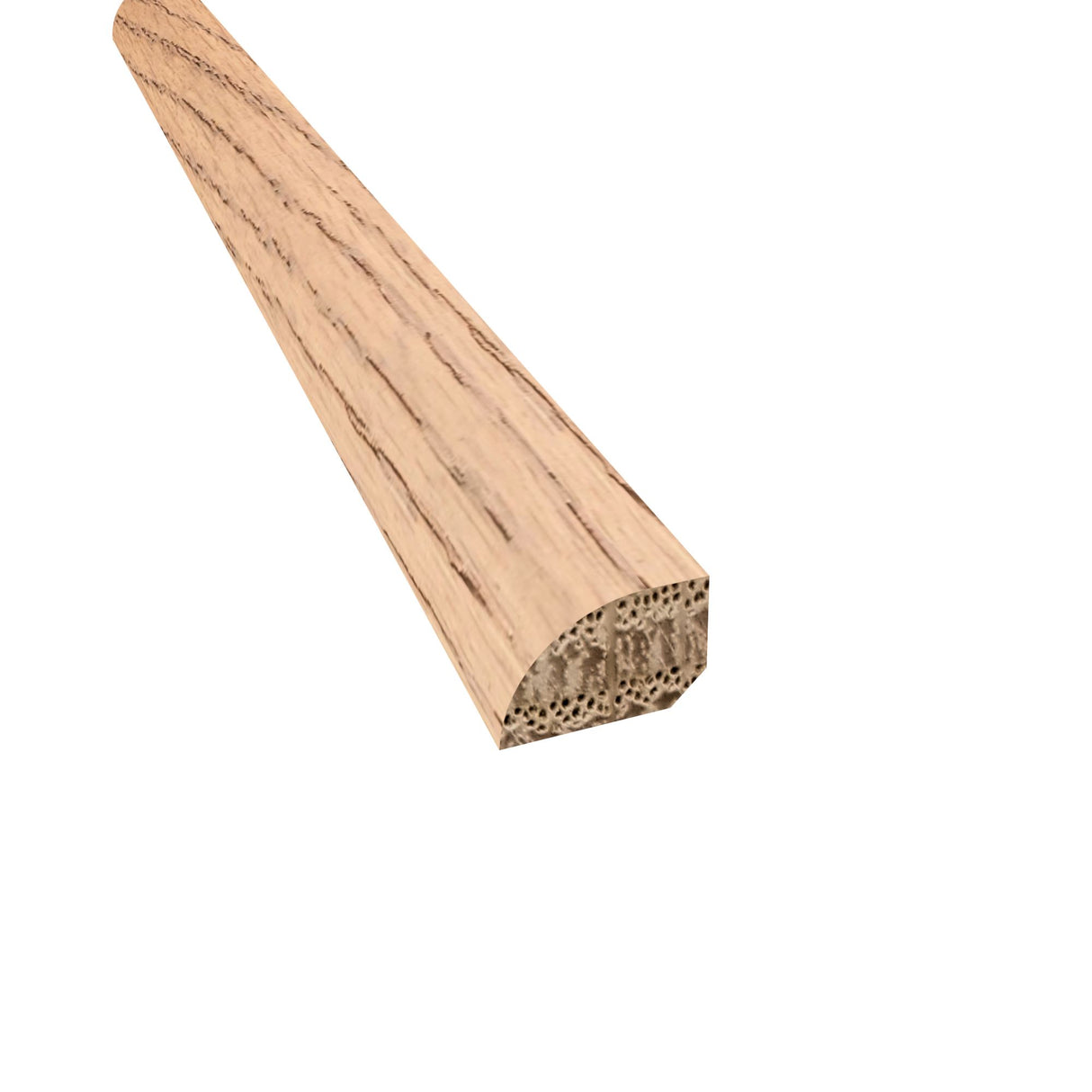 Prefinished Lexington Oak 3/4 in. Tall x 0.5 in. Wide x 6.5 ft. Length Shoe Molding