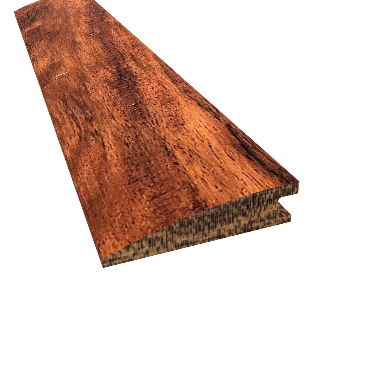 Prefinished Ruby Acacia Hardwood 7/16 in. Thick x 2.00 in. Wide x 78 in. Length Reducer