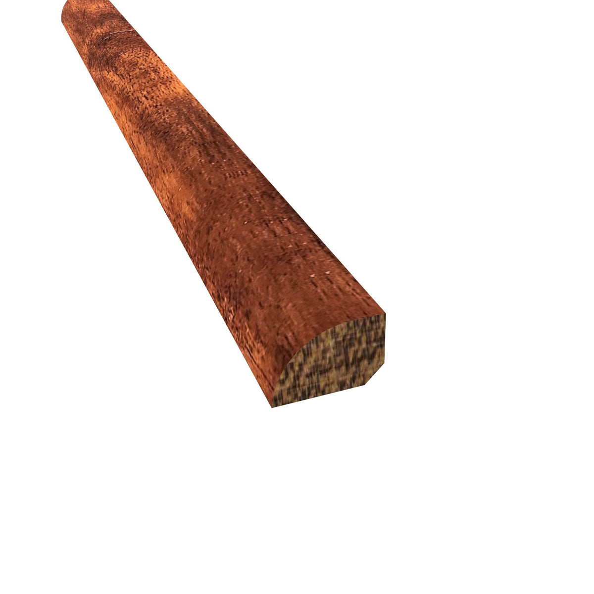 Prefinished Ruby Acacia Hardwood 1/2 in. Thick x 0.75 in. Wide x 78 in. Length Shoe Molding