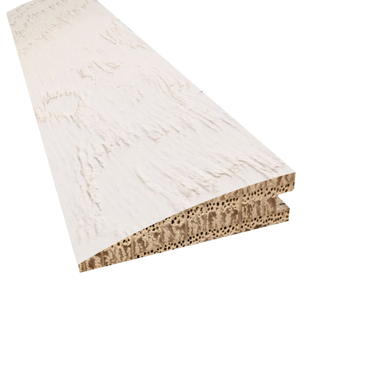 Prefinished Chelsea Chevron Hardwood 5/8 in. Thick x 2.25 in. Wide x 78 in. Length Reducer