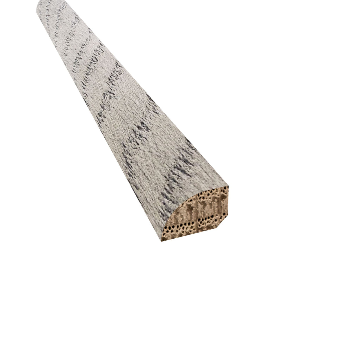 Prefinished West Village Chevron Hardwood 1/2 in. Thick x 0.75 in. Wide x 78 in. Length Shoe Molding