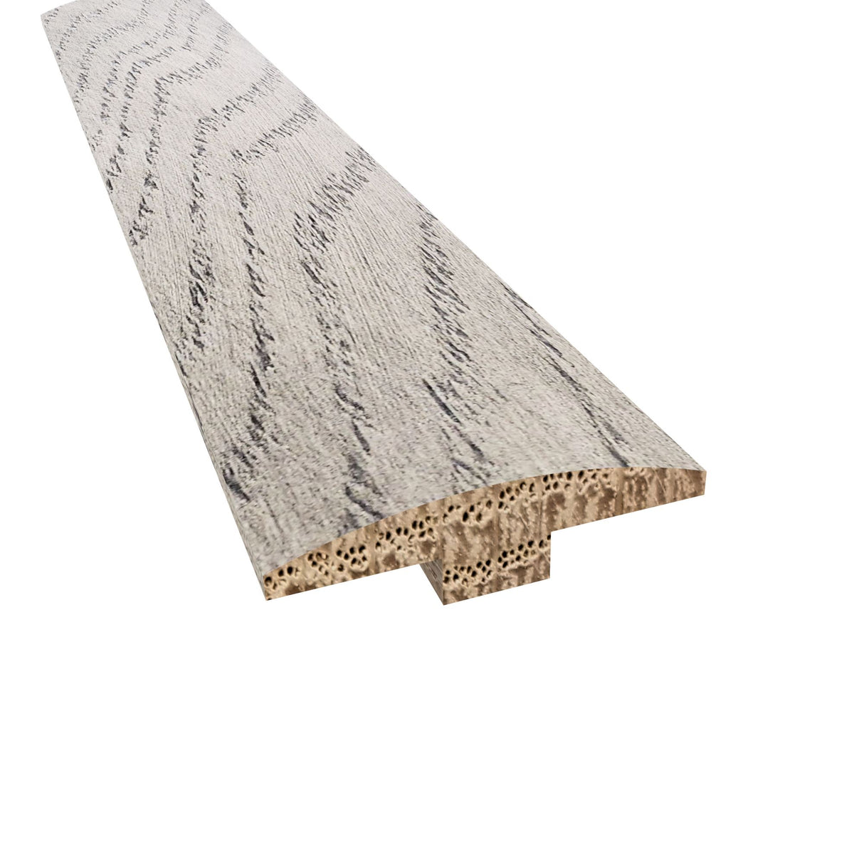 Prefinished West Village Chevron Hardwood 1/4 in. Thick x 2 in. Wide x 78 in. Length T-Molding