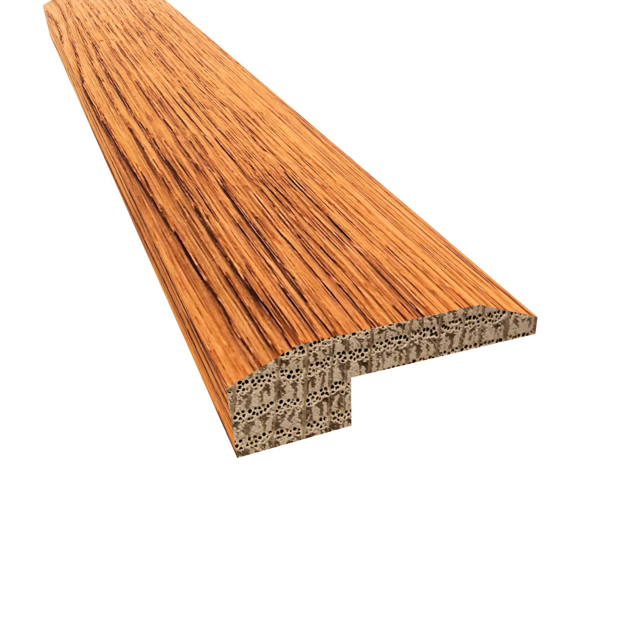 Prefinished Carbonized White Oak Hardwood 5/8 in. Thick x 2 in. Wide x 78 in. Length Threshold