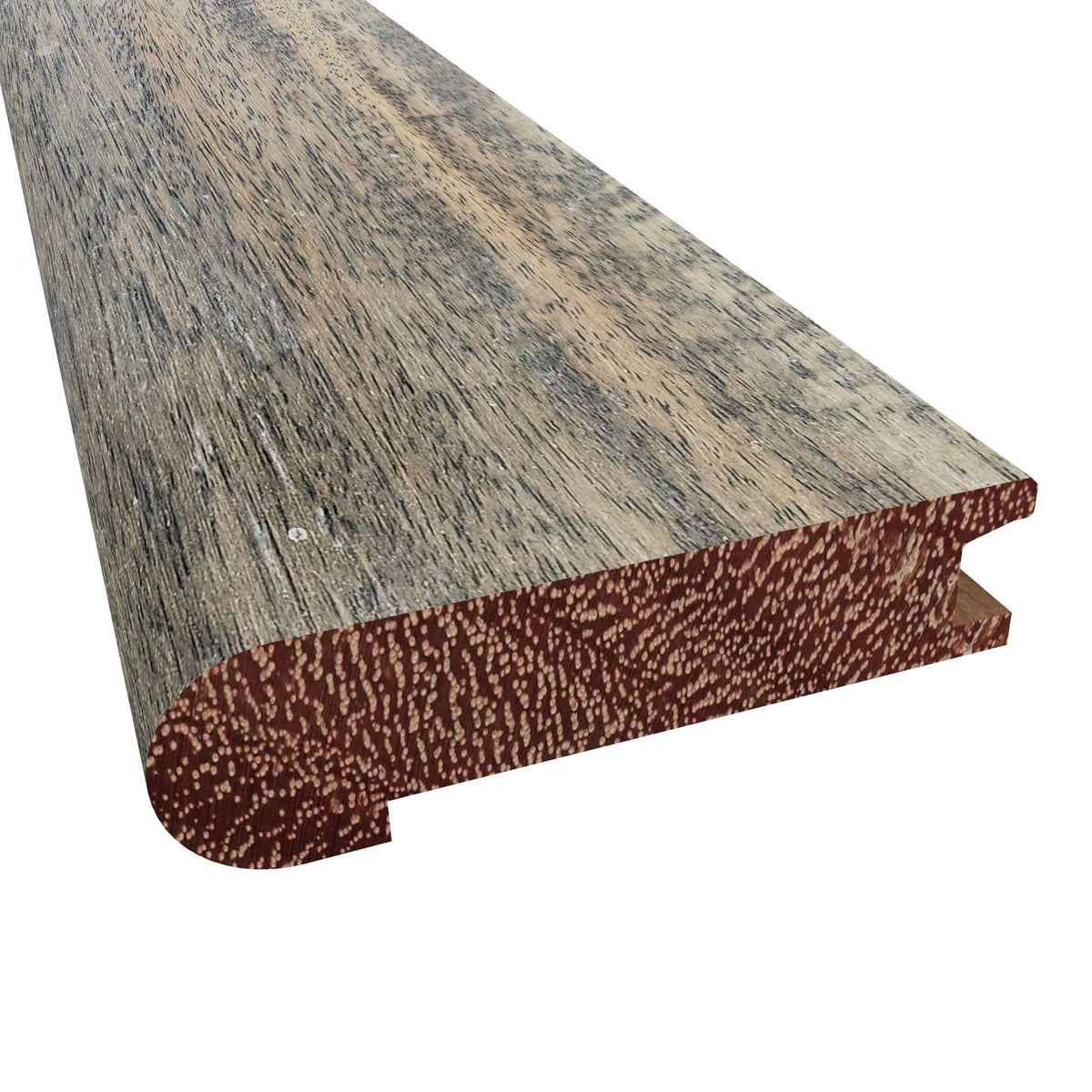 Prefinished Sheridan Ridge Acacia Hardwood 3/4 in. Thick x 3.125 in. Wide x 78 in. Length Stair Nose