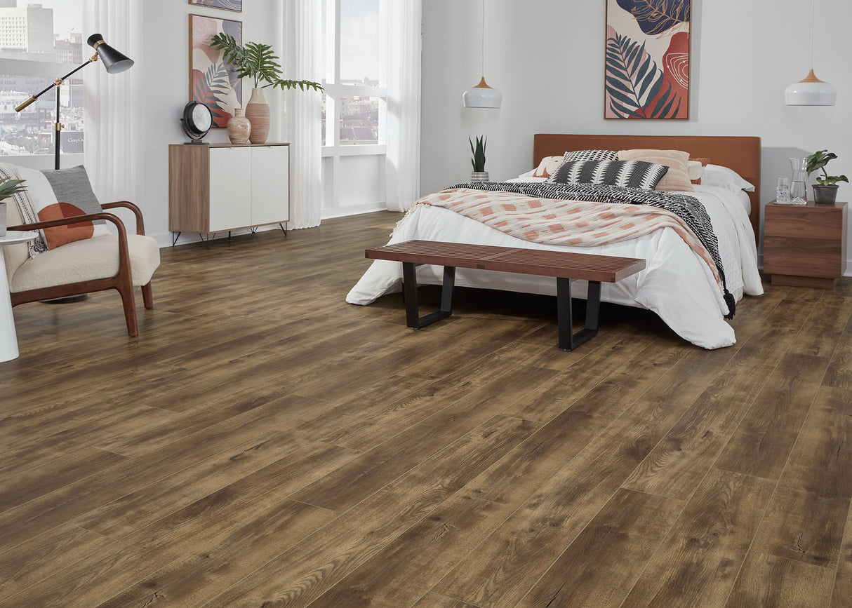 6mm Loma Vista Oak w/pad Waterproof Rigid Vinyl Plank Flooring - Sample