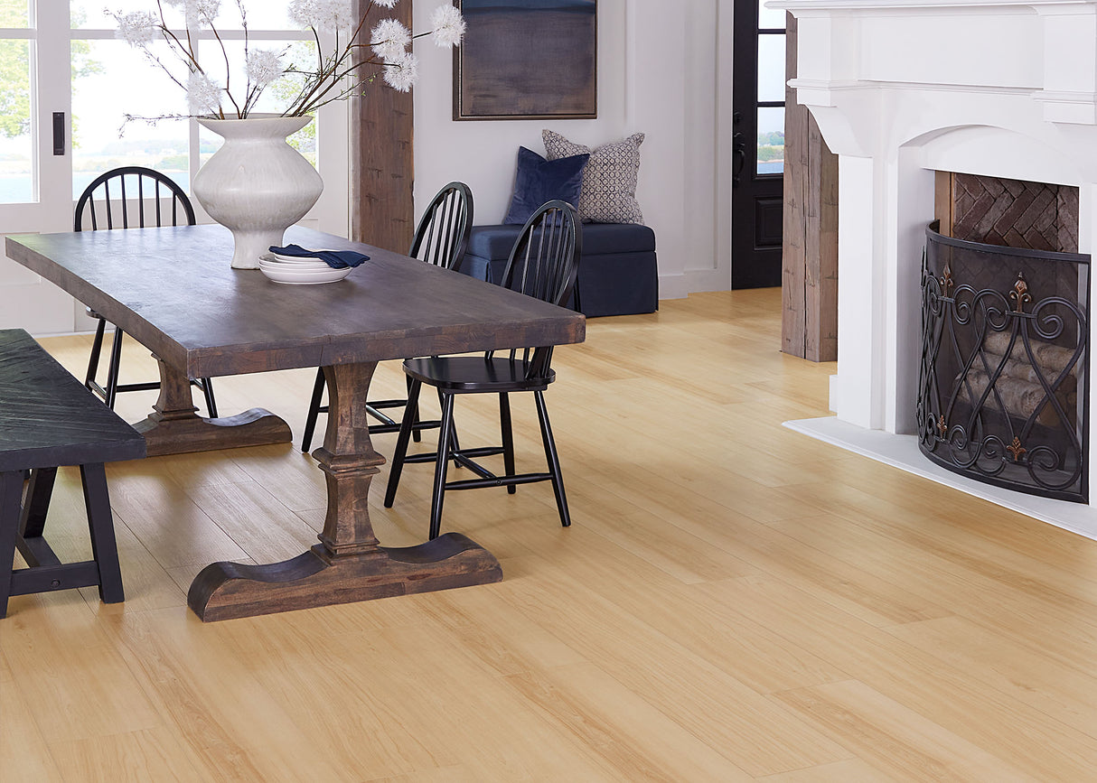 7mm w/pad Minnesota Maple Waterproof Rigid Vinyl Plank Flooring 9.53 in. Wide x 60 in. Long