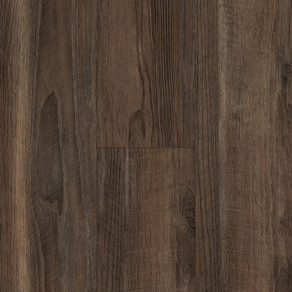 8mm w/pad Parker Peak Walnut Waterproof Rigid Vinyl Plank Flooring 7.13 in. Wide x 60 in. Long