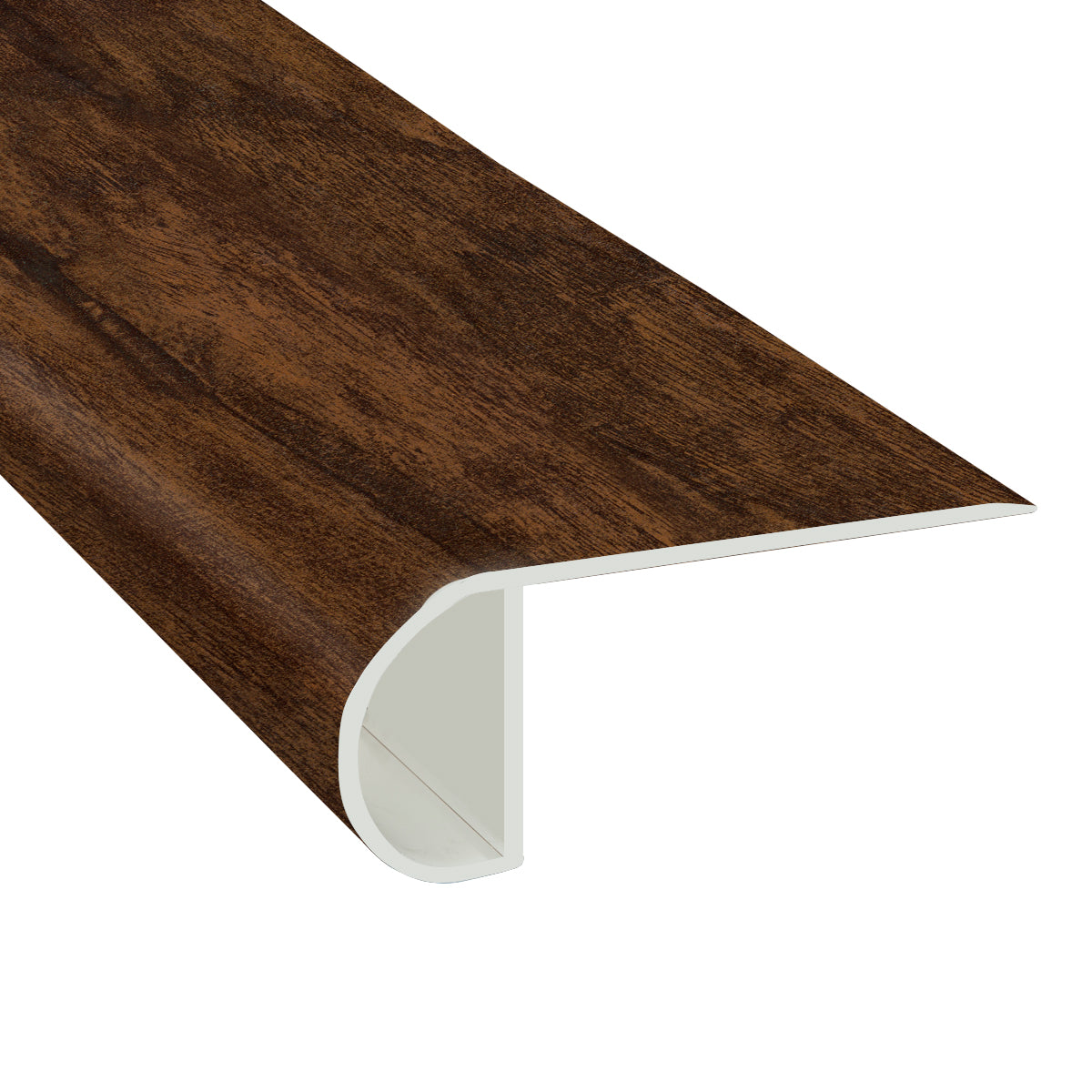 Rustic Realm Hickory Laminate Waterproof 2.25 in wide x 7.5 ft Length Low Profile Stair Nose