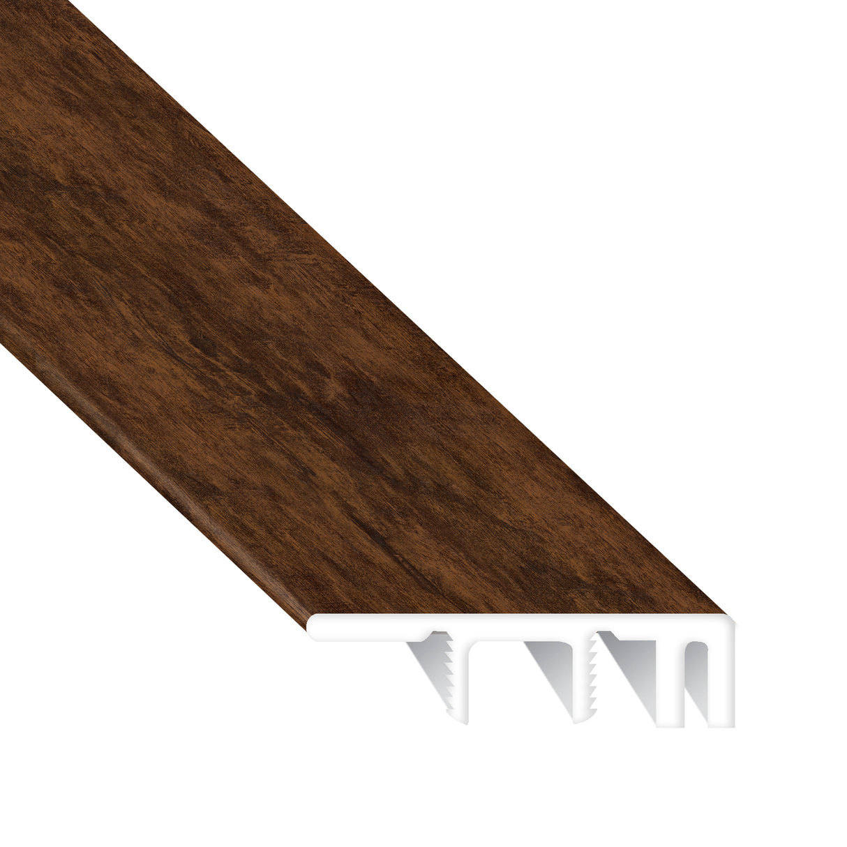 Rustic Realm Hickory Laminate Waterproof 1.5 in wide x 7.5 ft Length Low Profile End Cap